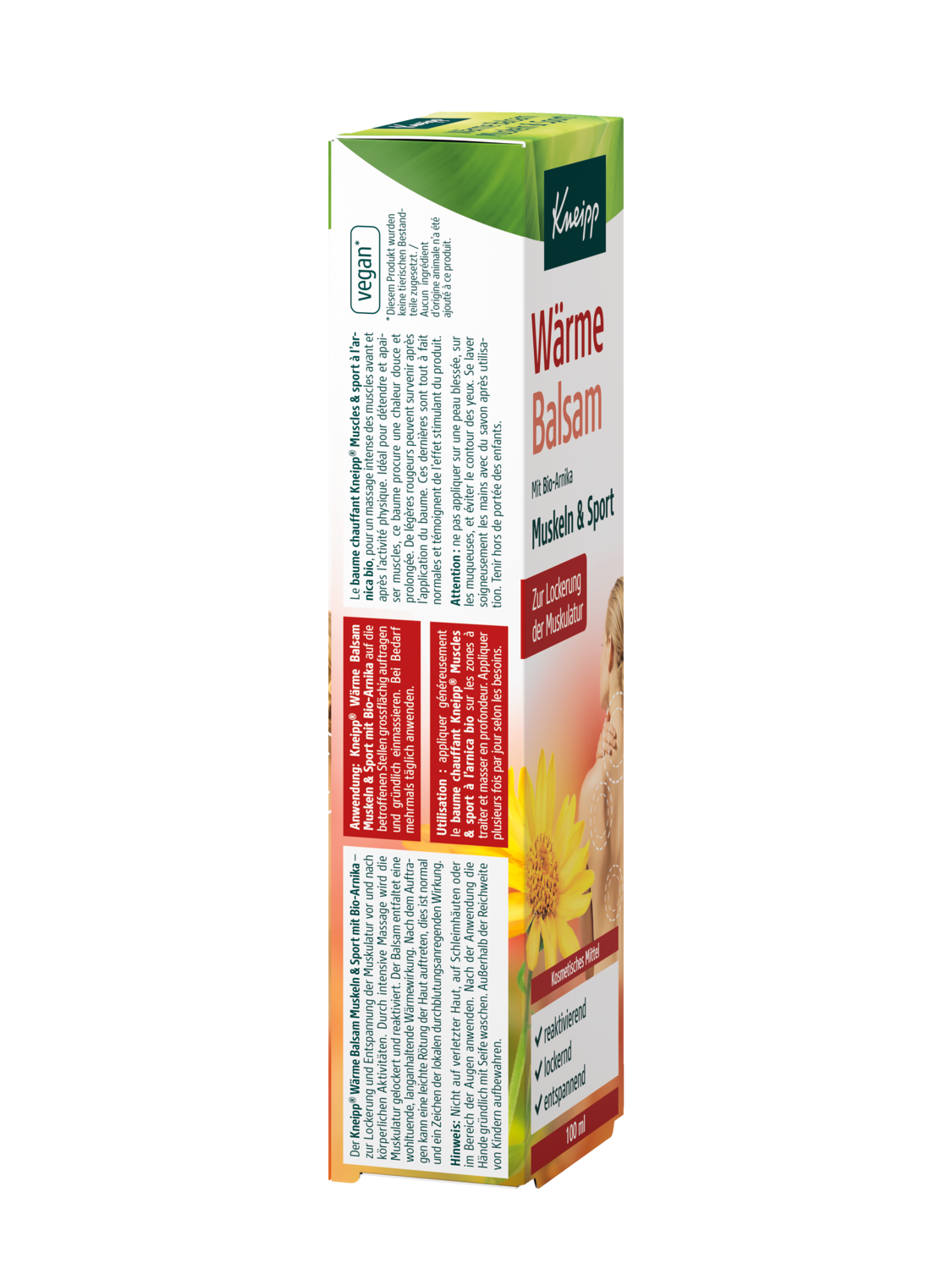 W&auml;rmebalsam mit Bio-Arnika - Rechte Ansicht