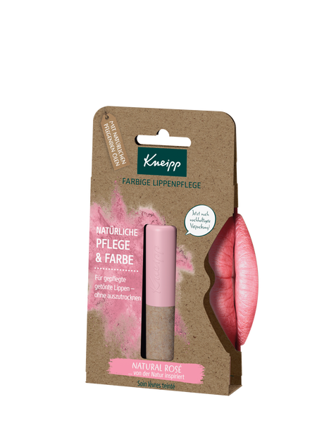 Farbige Lippenpflege Natural Rosé - Rechte Ansicht