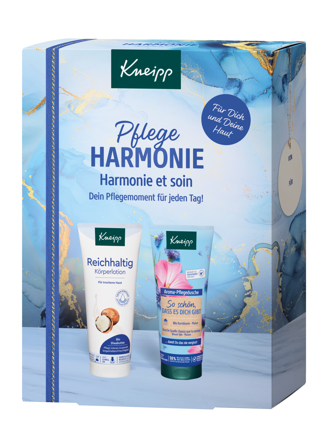 Geschenkset Pflegeharmonie - Vorderansicht