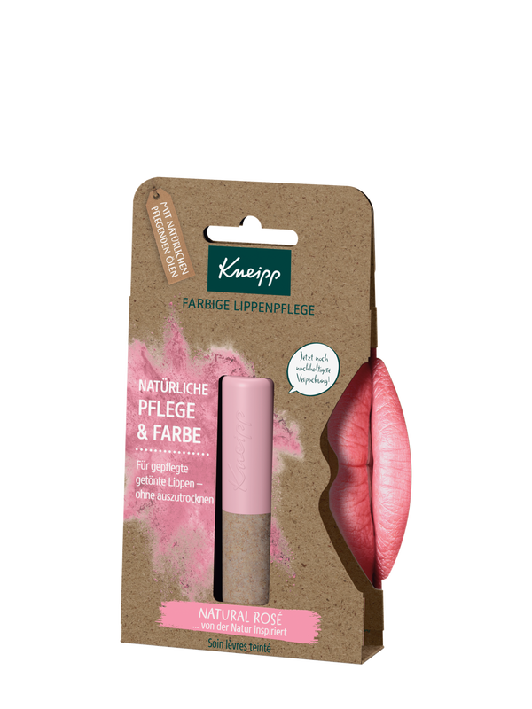 Farbige Lippenpflege Natural Ros&eacute;
