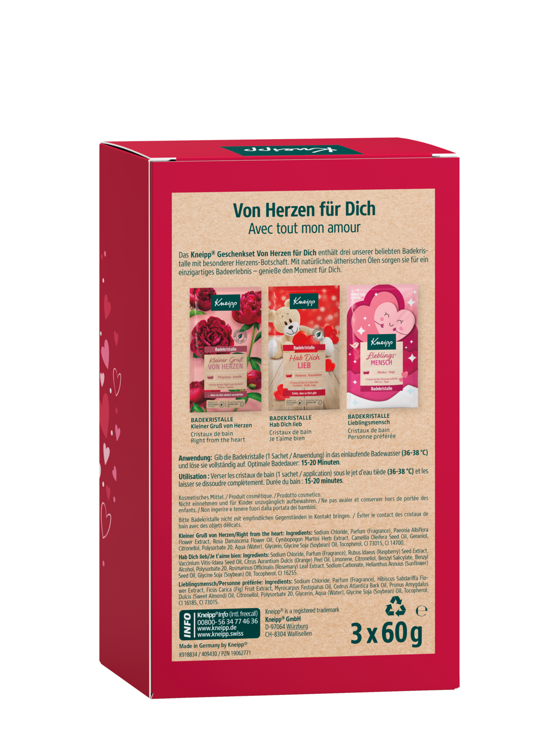 Geschenkset Von Herzen F&Uuml;R DICH - R&uuml;ckansicht
