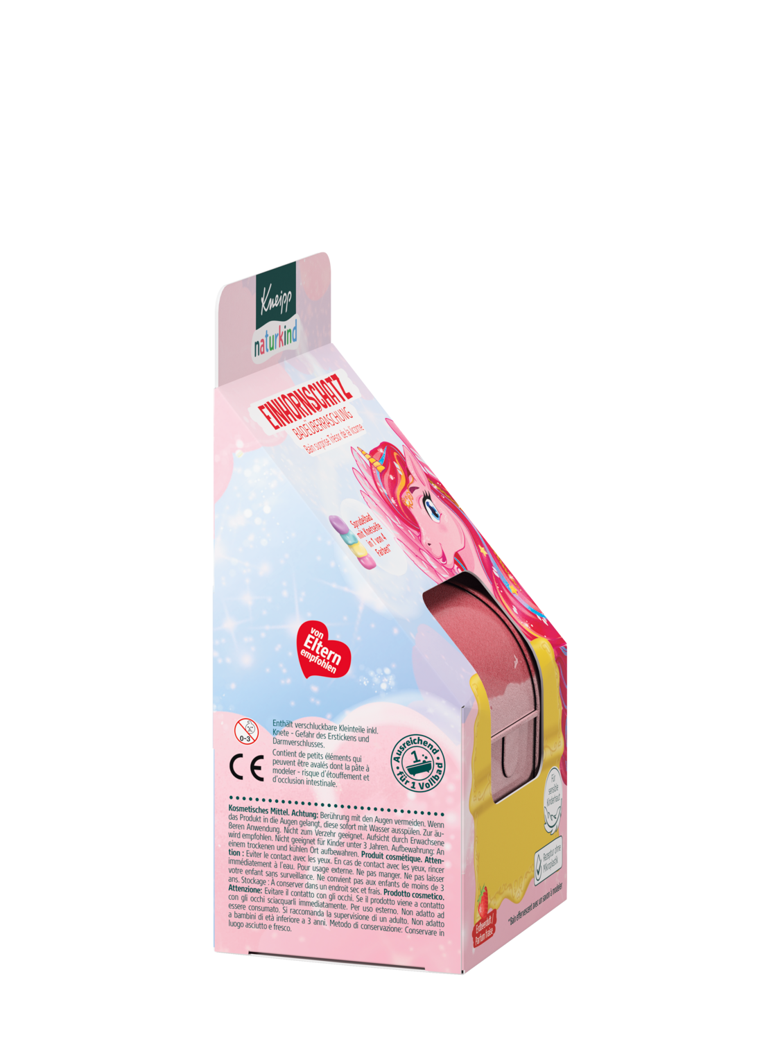 Naturkind Bade&uuml;berraschung Einhornschatz - Rechte Ansicht