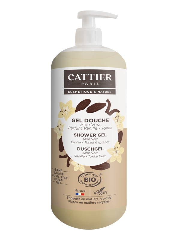 Cattier Duschgel Aloe Vera Vanille-Tonka
