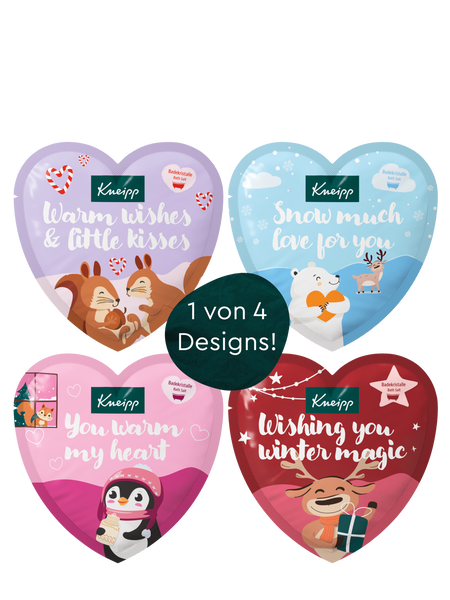 Badekristalle Herzensbotschaft - Vorderansicht