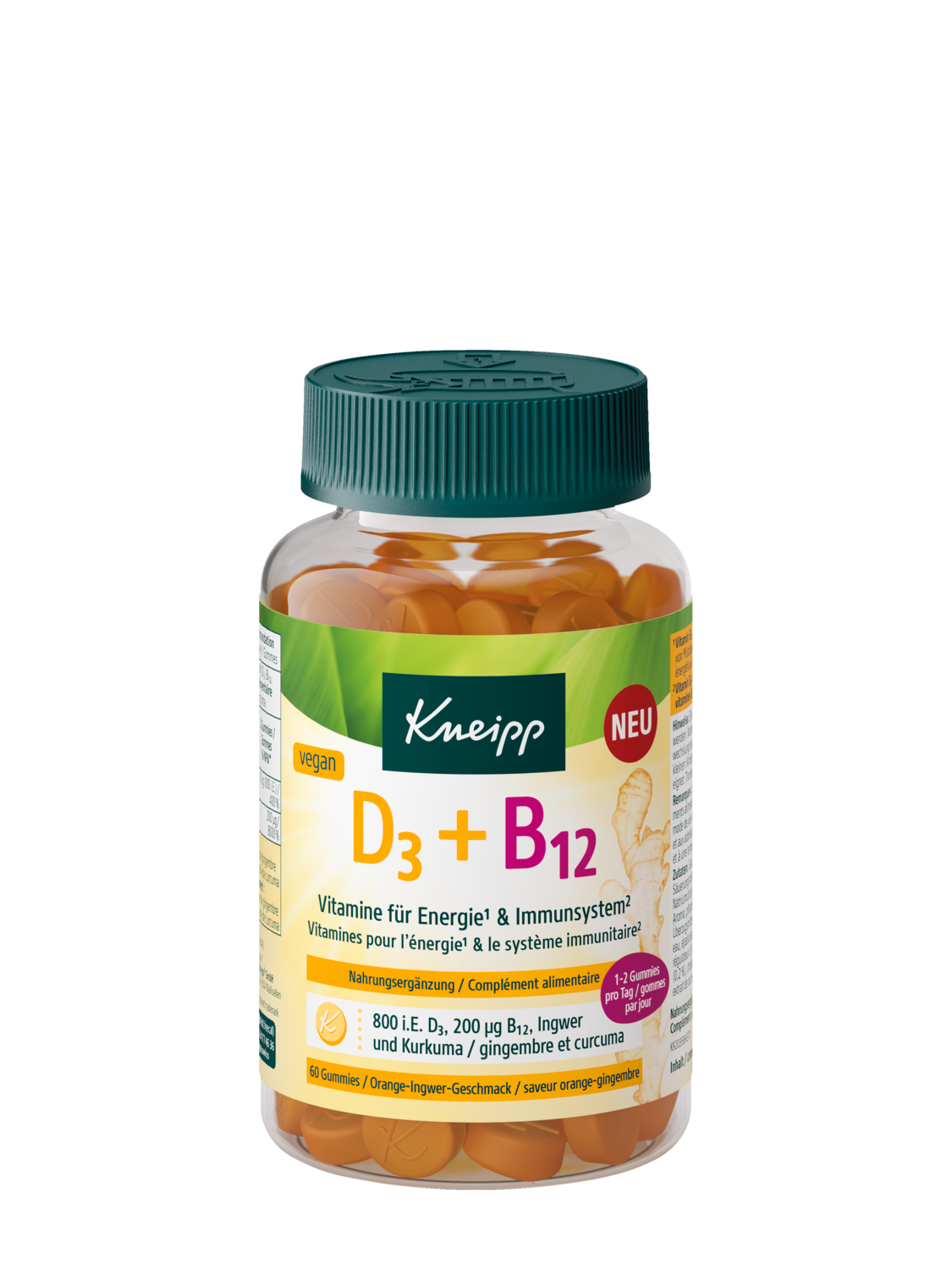 D3 + B12 Gummies - Vorderansicht