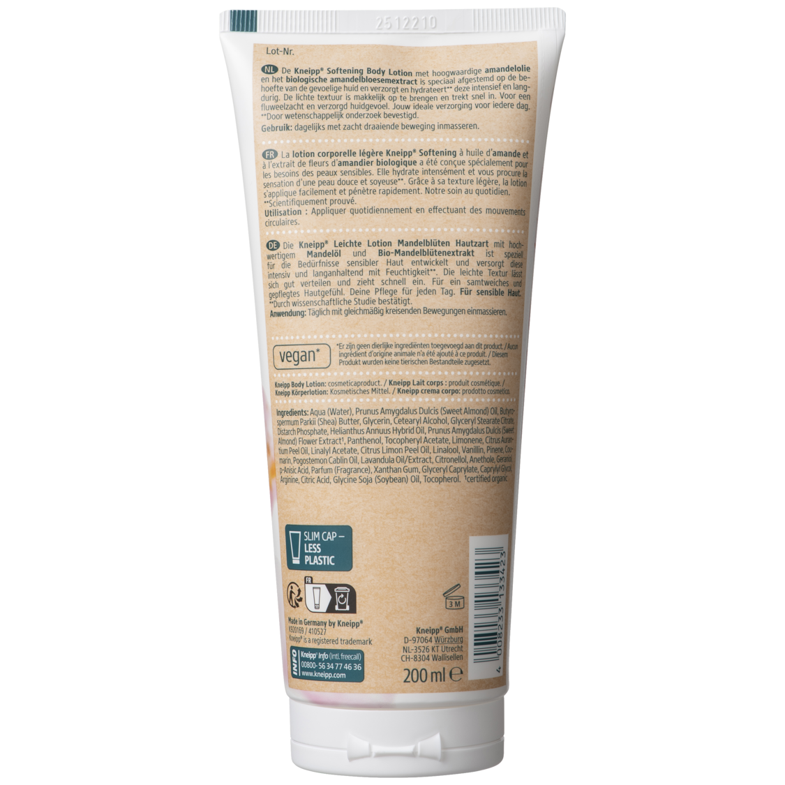 Kneipp Leichte Lotion Mandelbl&uuml;ten Hautzart - Linke Ansicht