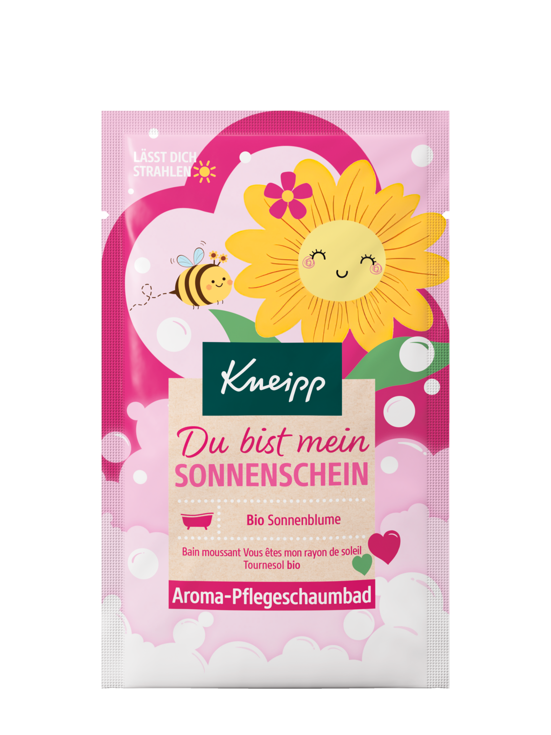 Aroma-Pflegeschaumbad Du bist mein Sonnenschein - Vorderansicht