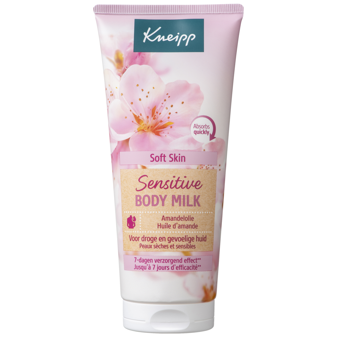 K&ouml;rpermilch Sensitive Mandelbl&uuml;te Hautzart  - Vorderansicht