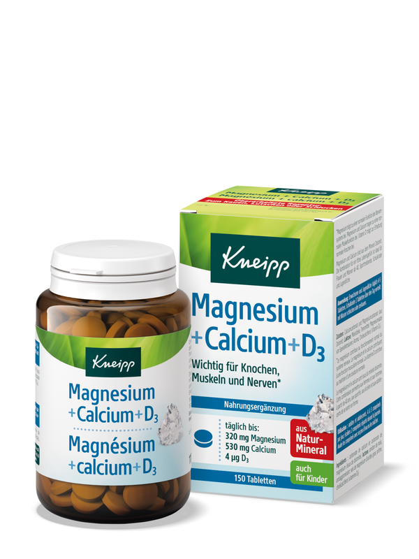 Magnesium + Calcium + Vitamin D3