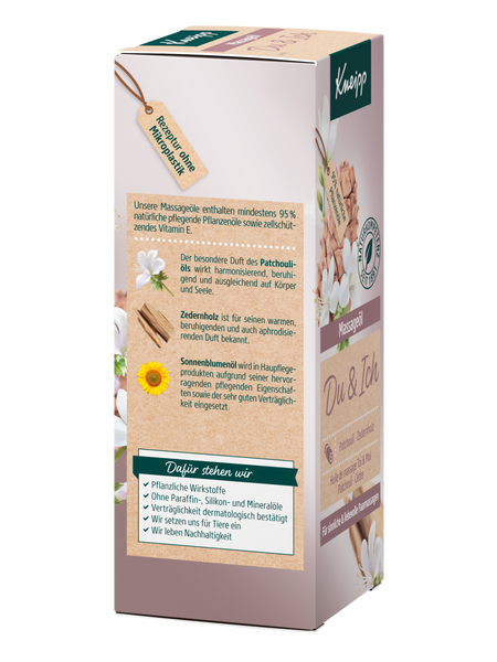 Massageöl Du & Ich - Rechte Ansicht