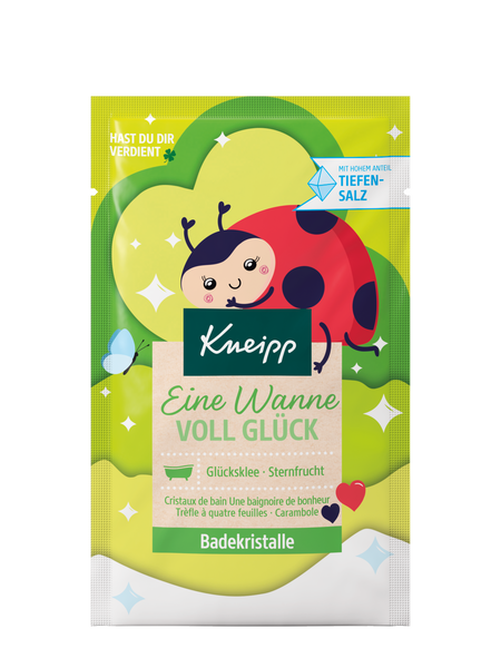 Badekristalle Eine Wanne voller Glück - Vorderansicht