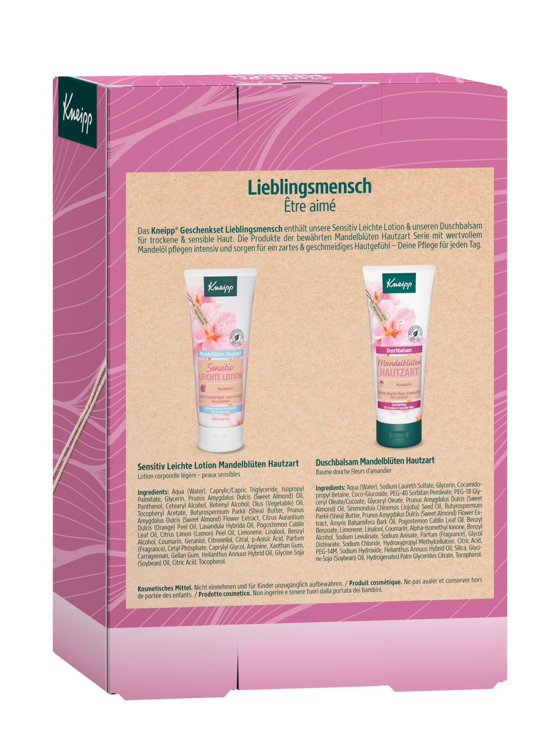 Geschenkpackung Lieblingsmensch - R&uuml;ckansicht