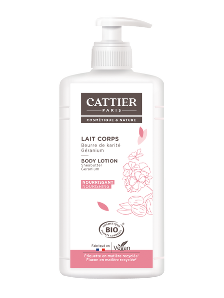 Cattier Nährende Körpermilch - Vorderansicht