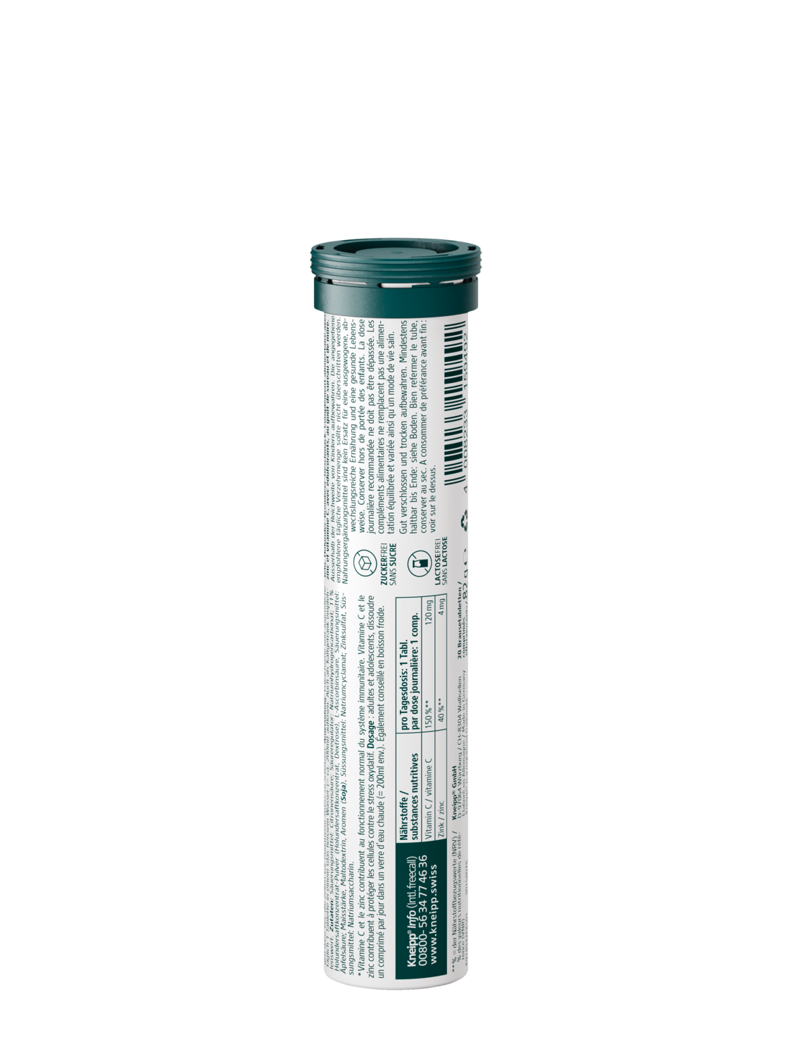Immunbrause  - R&uuml;ckansicht