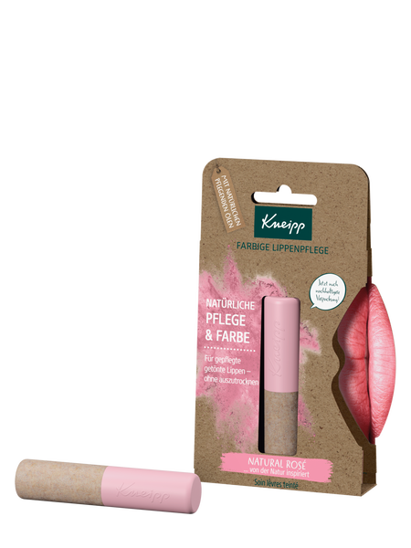 Farbige Lippenpflege Natural Rosé - Vorderansicht