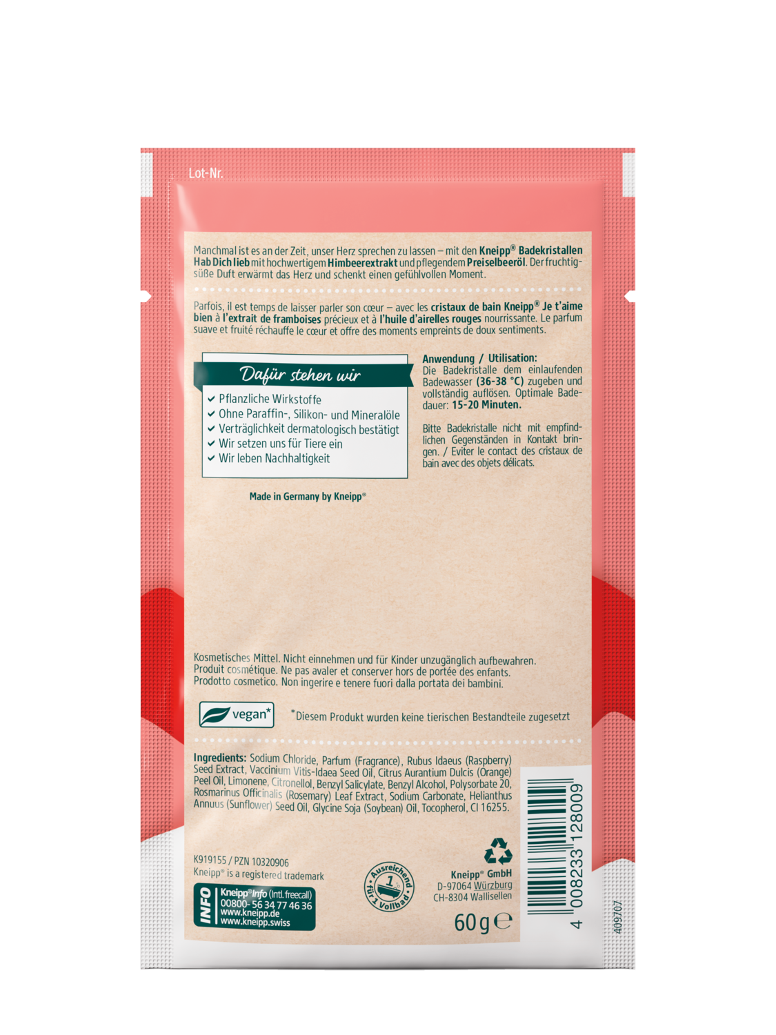 Badekristalle Hab Dich lieb - R&uuml;ckansicht