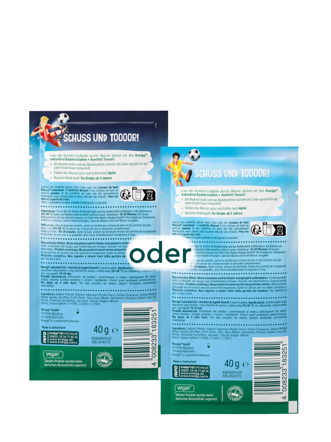 naturkind Badekristalle & Konfetti Toooor! - R&uuml;ckansicht