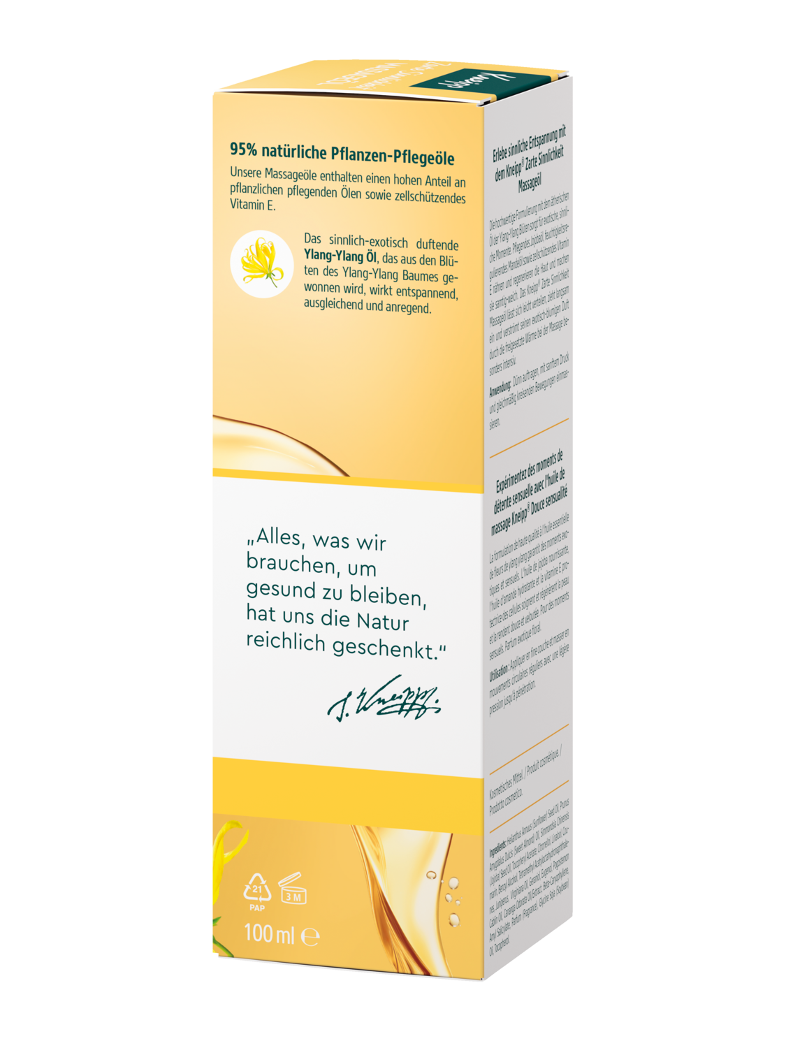 Massage&ouml;l Zarte Sinnlichkeit - Linke Ansicht