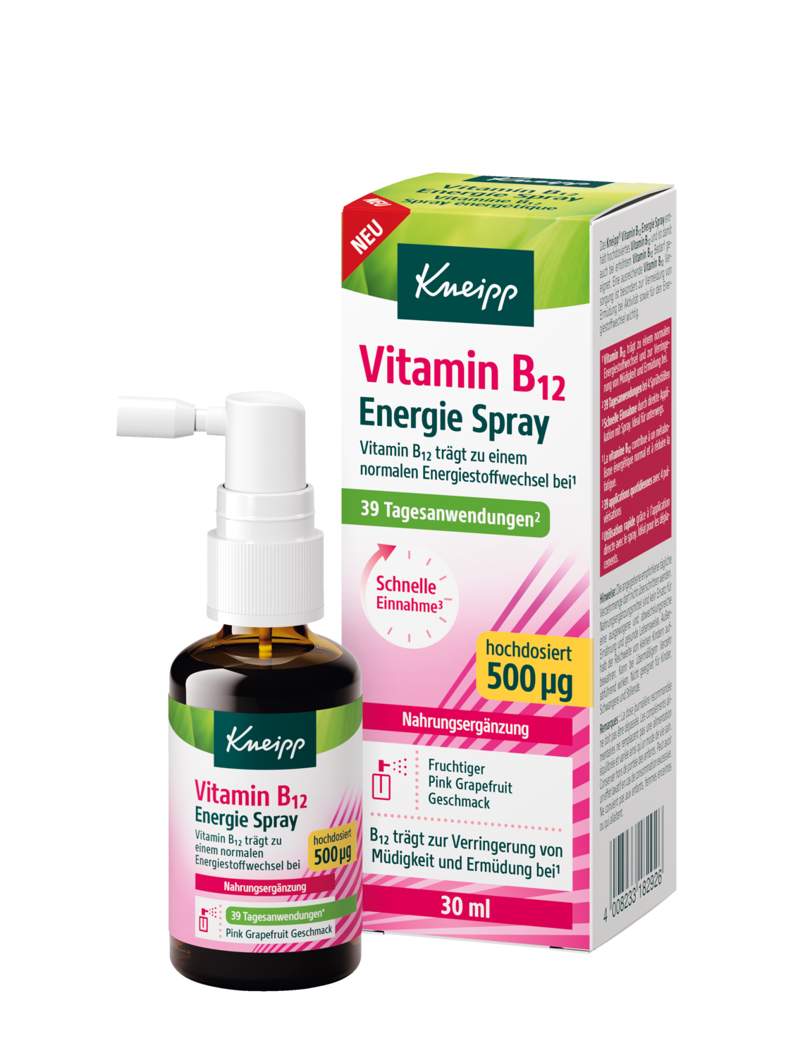 Vitamin B12 Energie Spray - Vorderansicht