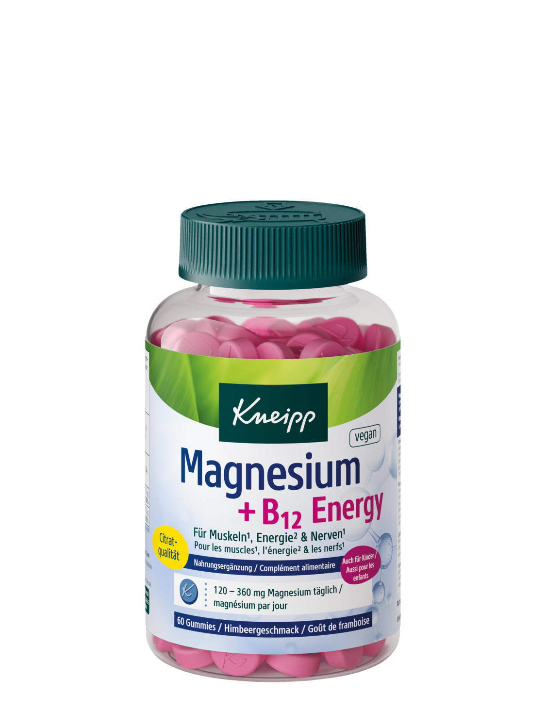 Magnesium + B12 Energy Gummies - Vorderansicht