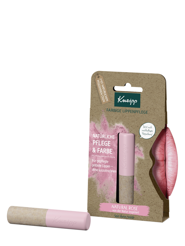 Farbige Lippenpflege Natural Ros&eacute;