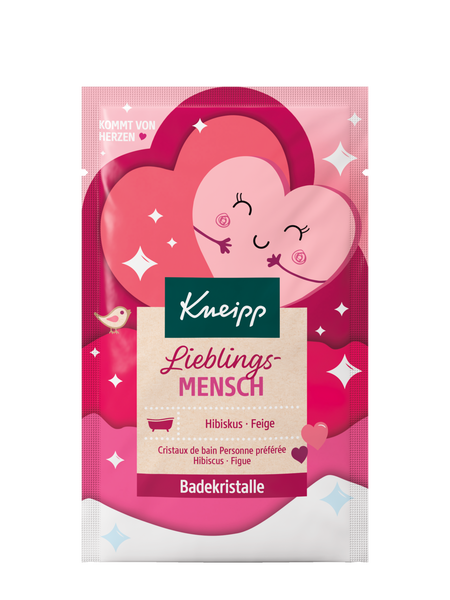 Badekristalle Lieblingsmensch - Vorderansicht