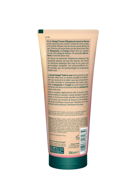 Aroma-Pflegedusche Sonne im Herzen - Rückansicht