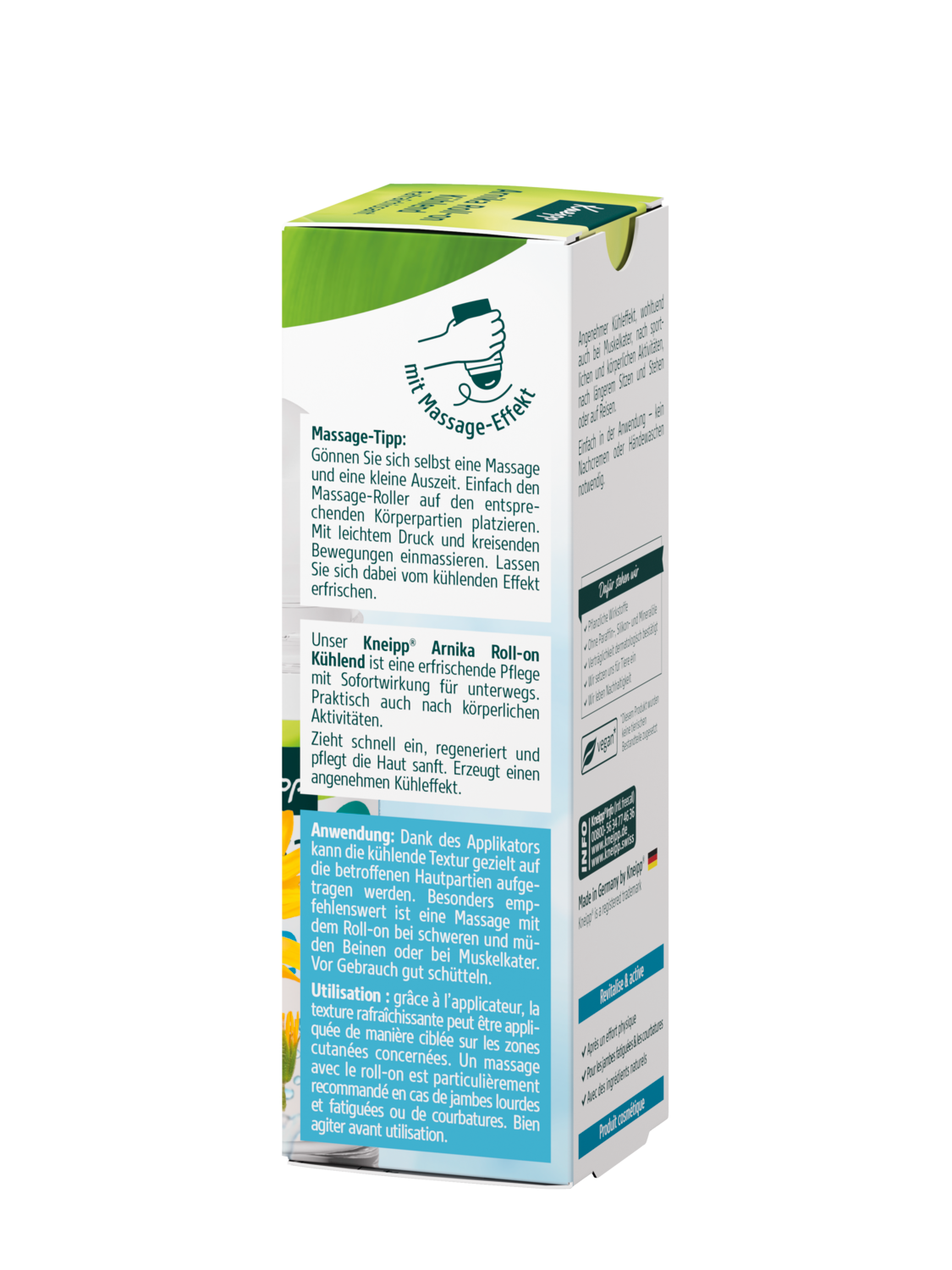 Arnika Roll-on K&uuml;hlend - Linke Ansicht