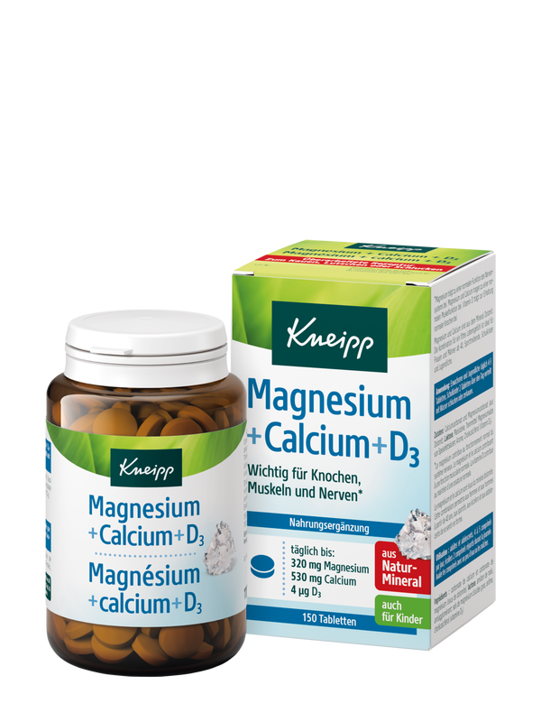 Magnesium + Calcium + Vitamin D3