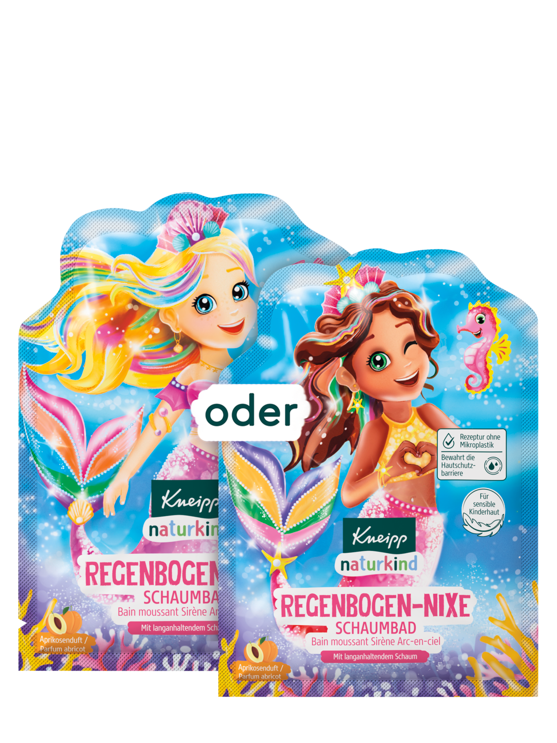 Naturkind Schaumbad Regenbogen-Nixe - Vorderansicht