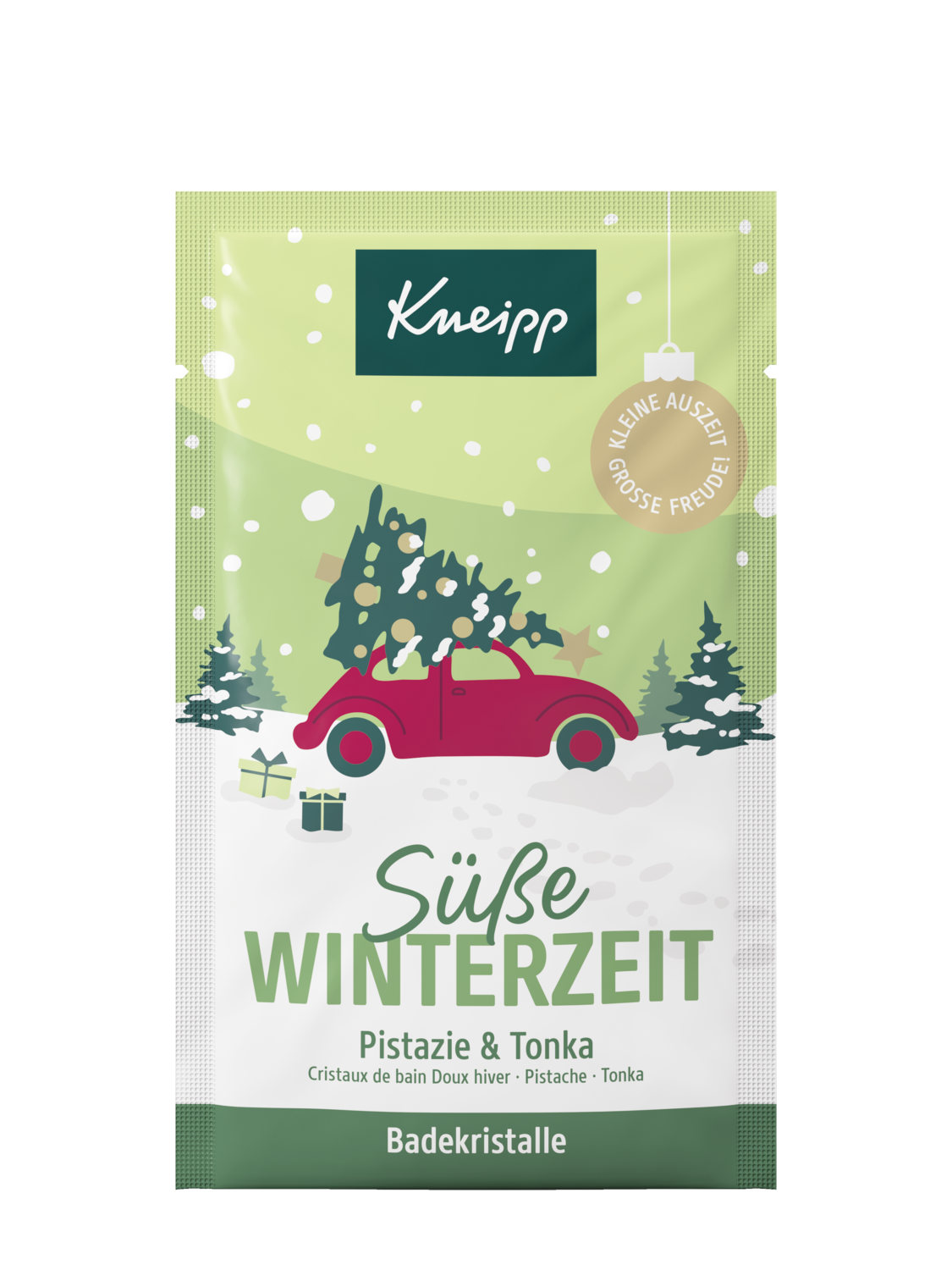 Badekristalle S&uuml;&szlig;e Winterzeit - Vorderansicht