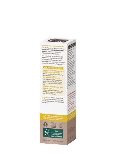 Cattier Straffendes Öl-Serum - Rückansicht