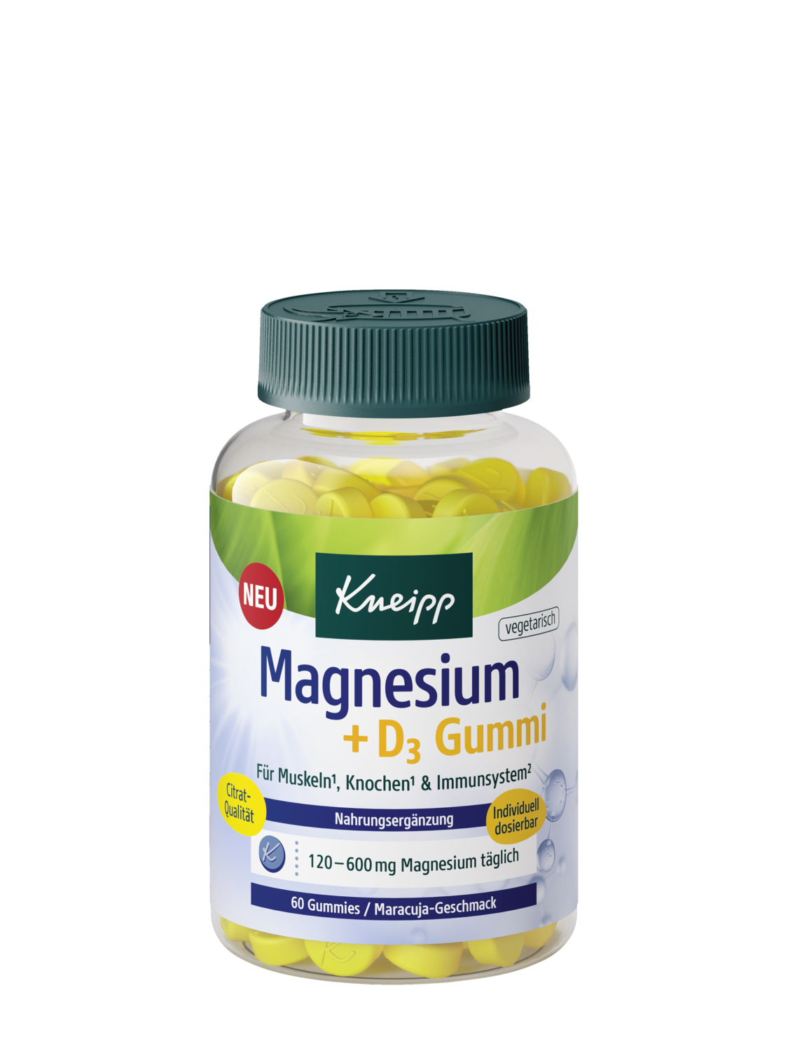 Magnesium + D3 Gummies - Vorderansicht