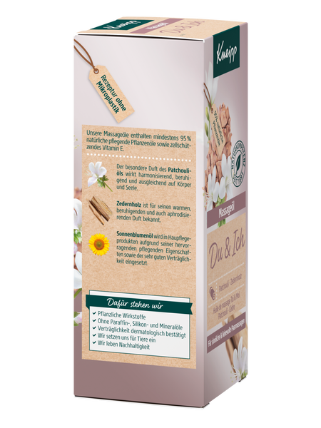 Massageöl Du & Ich - Rechte Ansicht