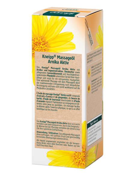 Massageöl Arnika Aktiv - Rückansicht