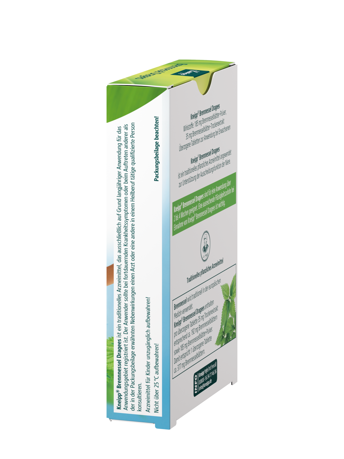 Kneipp Brennnessel Dragees - Linke Ansicht