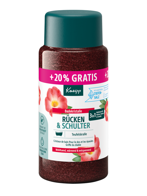 Badekristalle R&uuml;cken & Schulter + 20% gratis