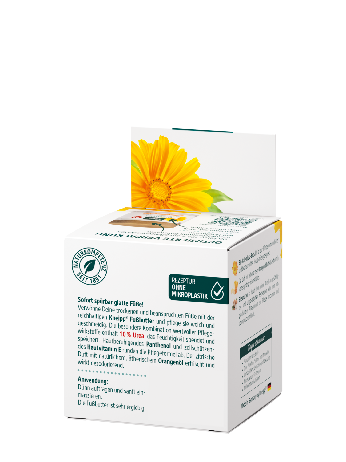 Regenerierende Fu&szlig;butter - R&uuml;ckansicht