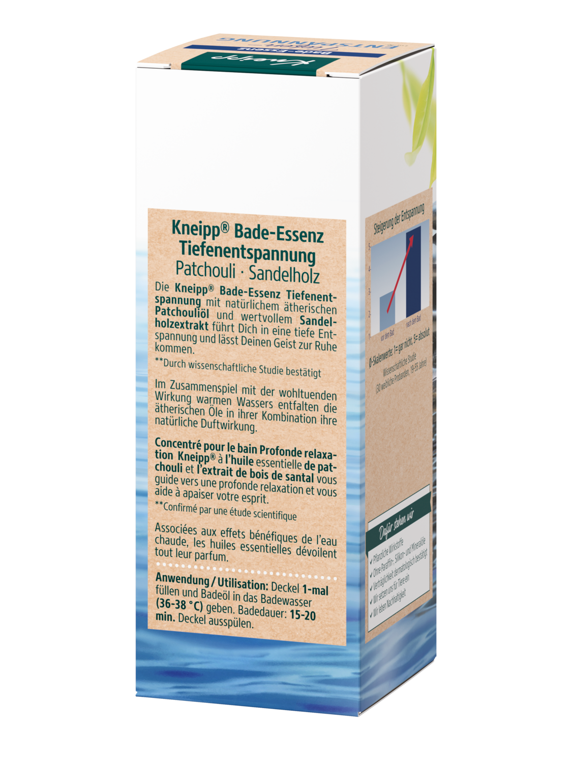 Kneipp Bade-Essenz Tiefenentspannung  - R&uuml;ckansicht