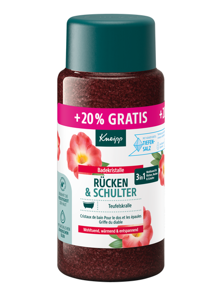 Badekristalle Rücken & Schulter - Vorderansicht