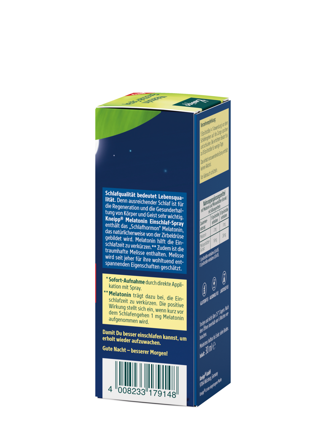 Melatonin Einschlaf-Spray - Linke Ansicht