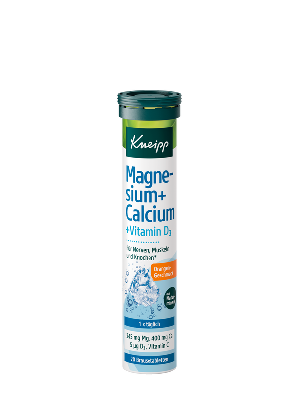 Magnesium + Calcium + D3 Brausetabletten