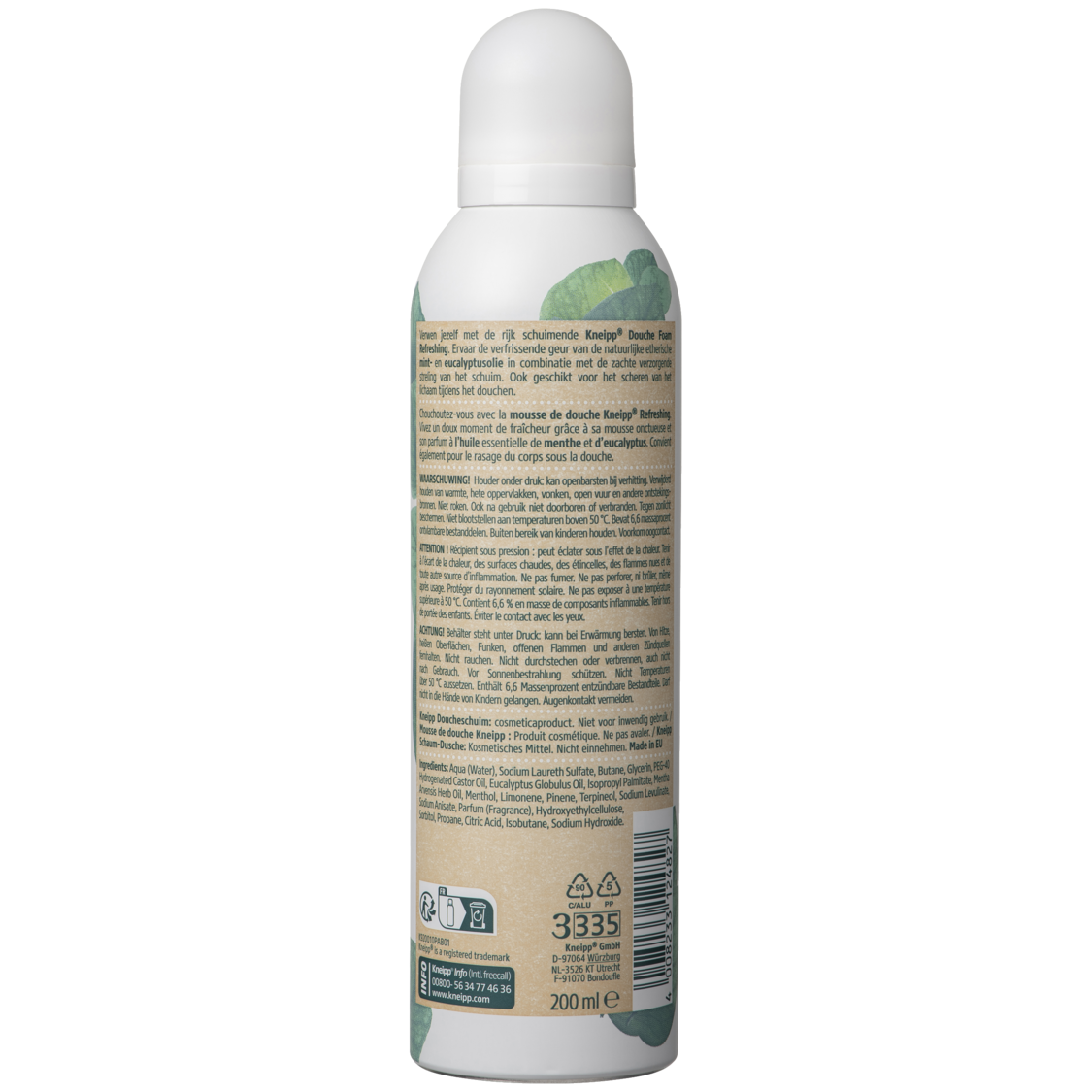 Schaum-Dusche Refreshing - Linke Ansicht