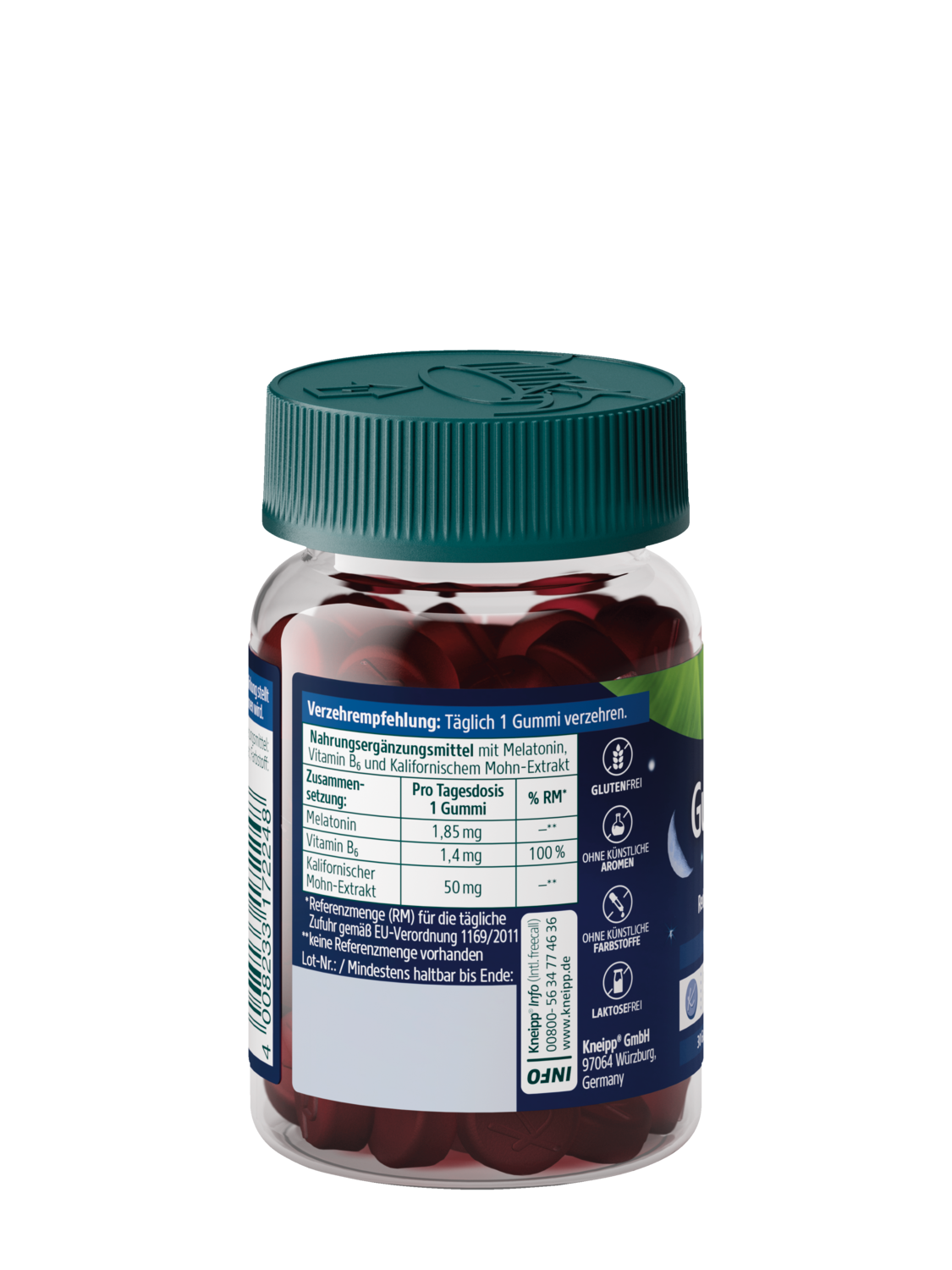 Kneipp Gute Nacht Gummies - R&uuml;ckansicht