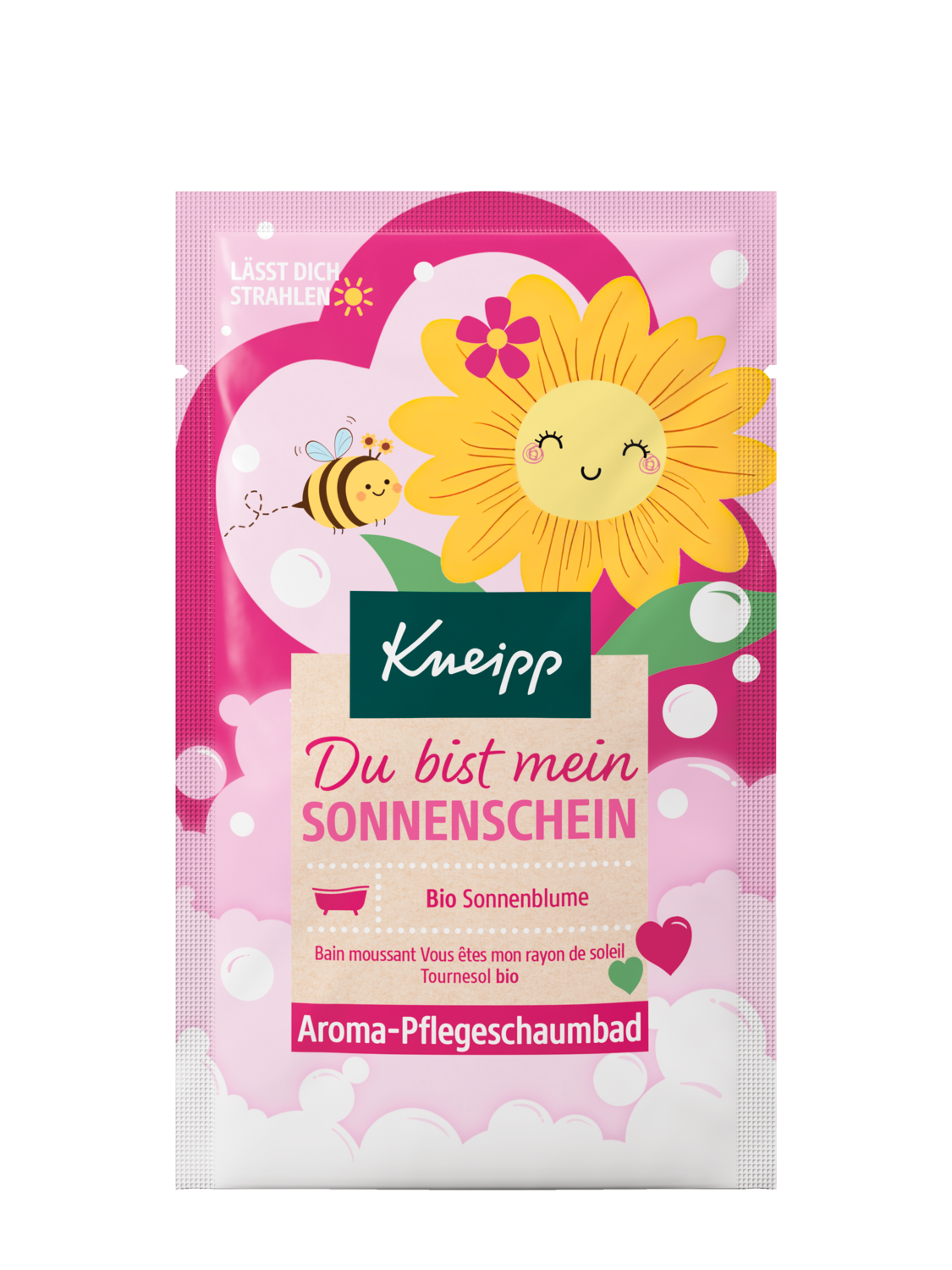 Aroma-Pflegeschaumbad Du bist mein Sonnenschein - Vorderansicht