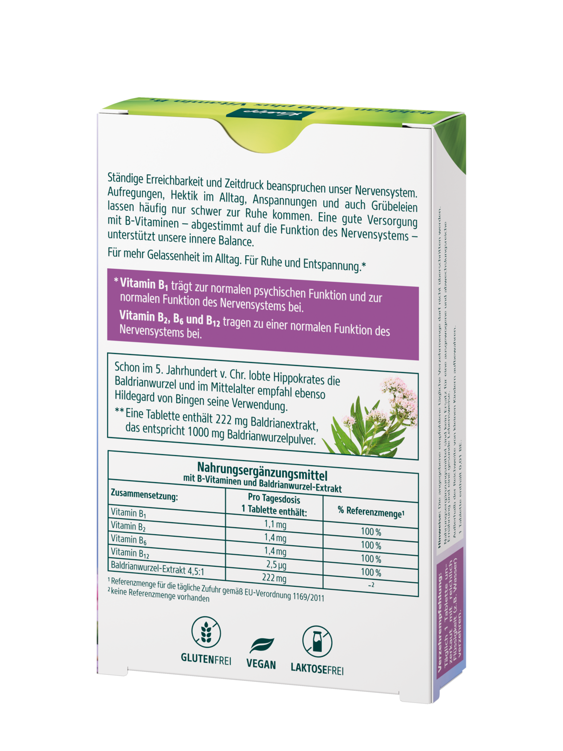 Baldrian 1000 - R&uuml;ckansicht