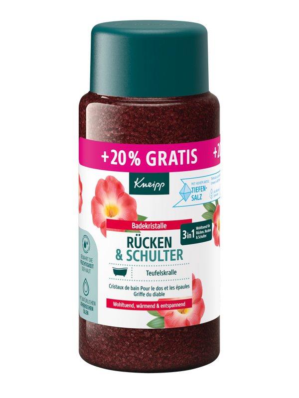 Badekristalle R&uuml;cken & Schulter + 20% gratis