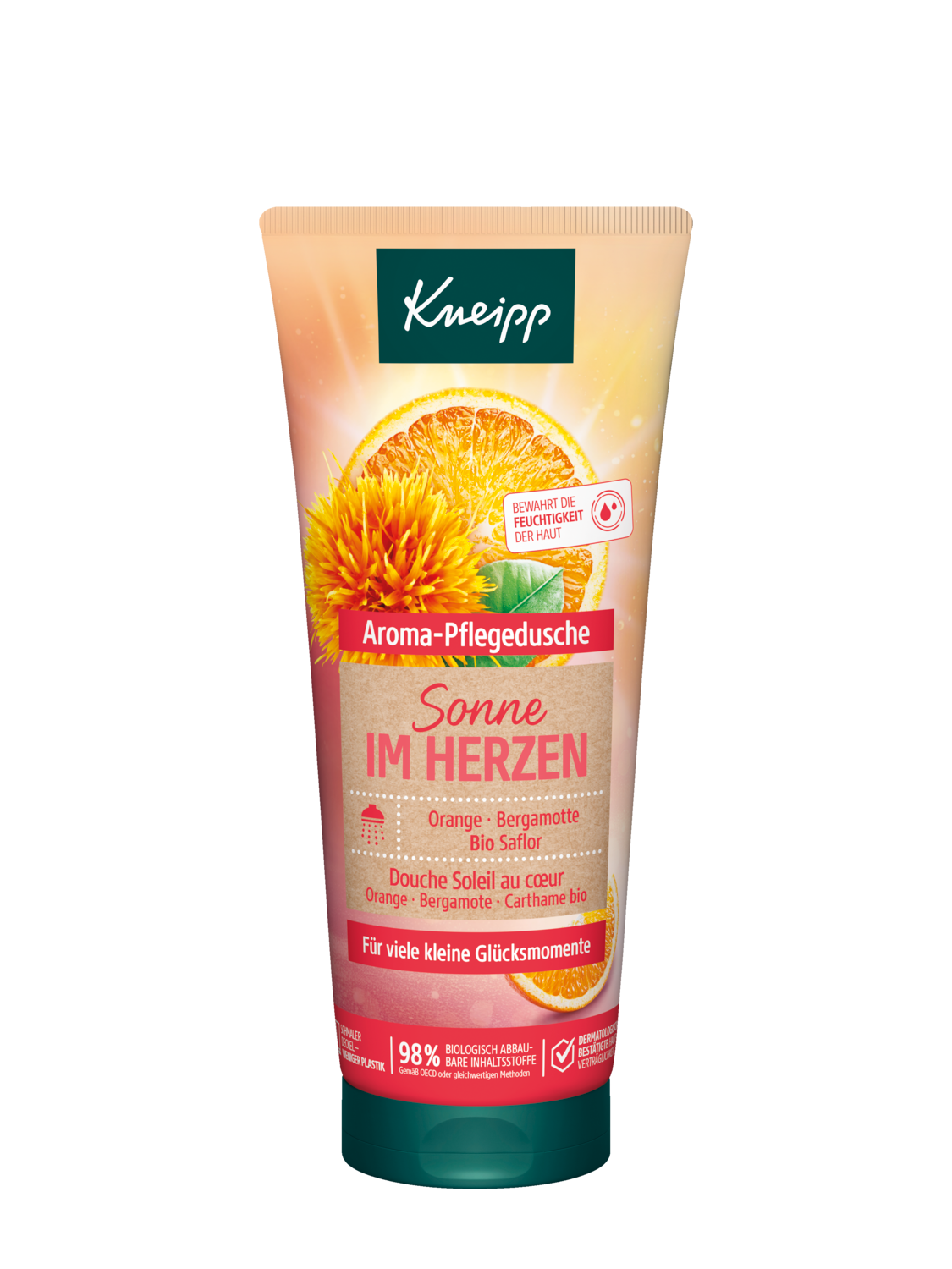 Kneipp Dusche Sonne im Herzen 200ml - Vorderansicht