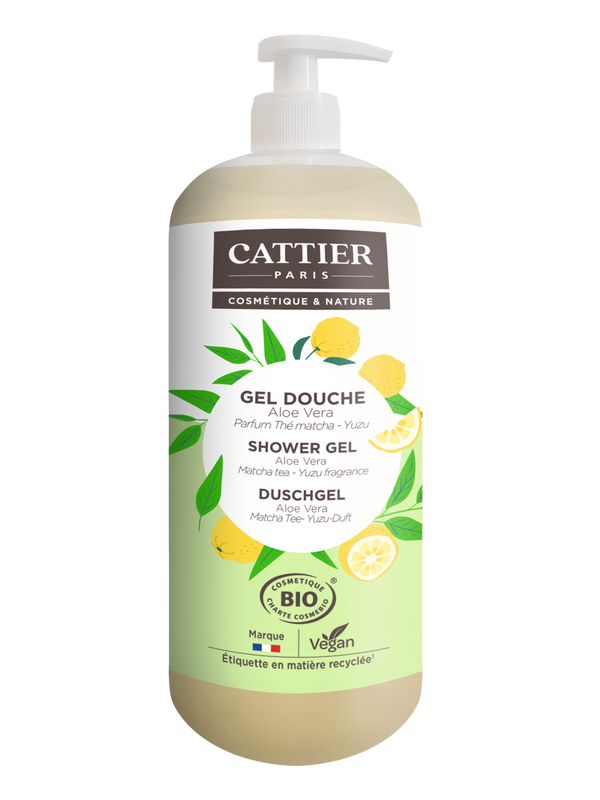 Cattier Duschgel sanft - Matcha Tee & Yuzu