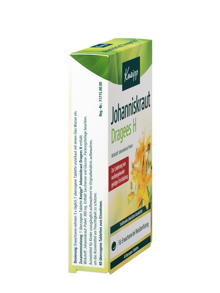 Kneipp Johanniskraut Dragees H - Rechte Ansicht